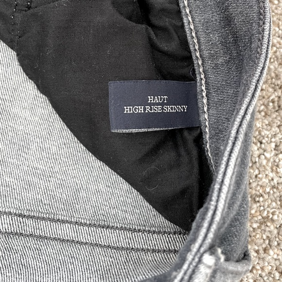 Maison Scotch & Soda Grey Haut High Rise Skinny Jeans - Picture 6 of 8